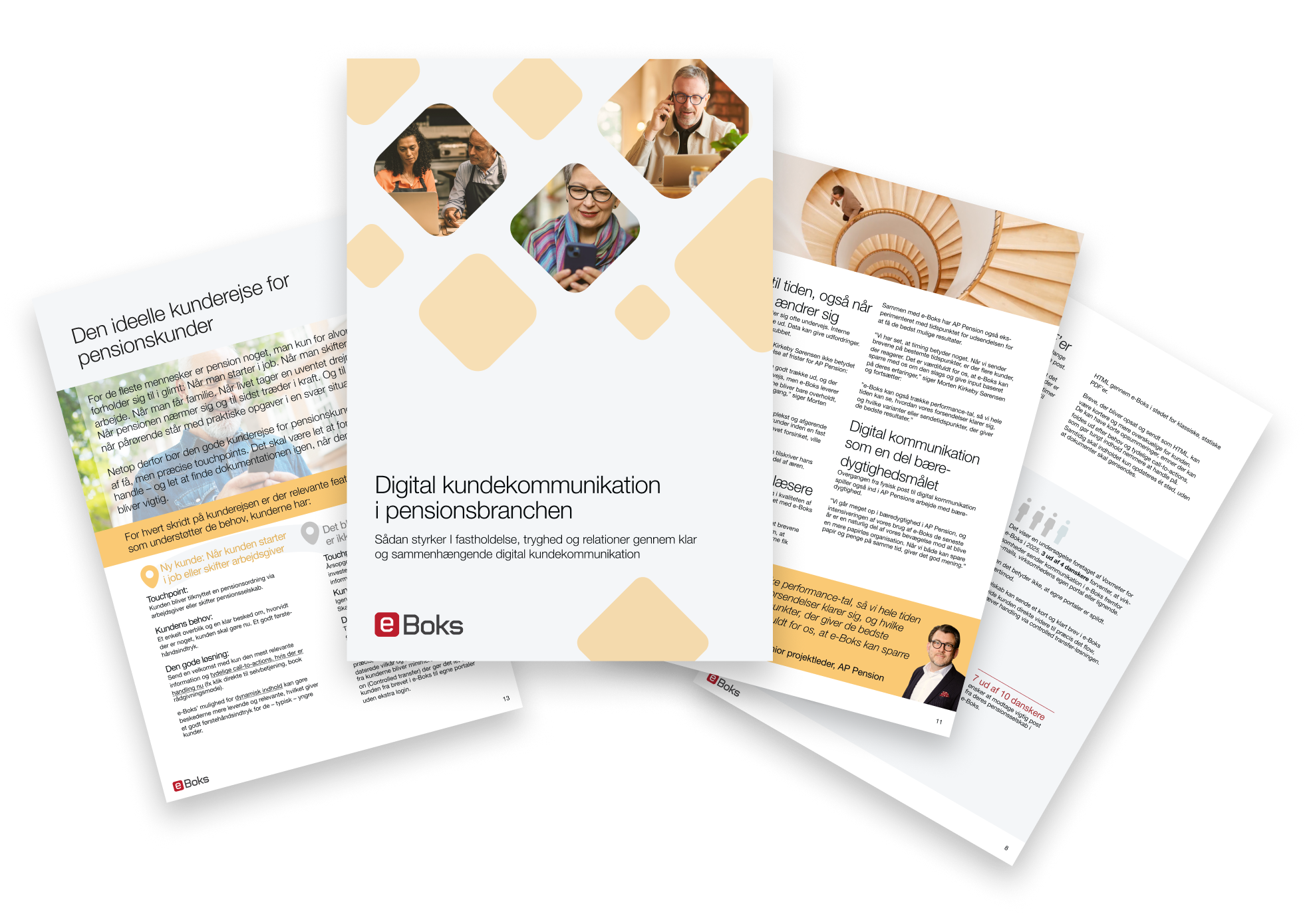 landing page banner pension ebook